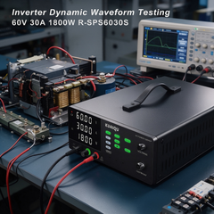 Power Electronics Evaluation — KUAIQU R-SPS6030S 60V 30A 1800W Regulated DC Supply and Bench Power Source