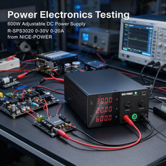 Power Electronics Testing 600W Adjustable DC Power Supply R-SPS3020 0-30V 0-20A from NICE-POWER