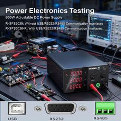 Power Electronics Testing 600W Adjustable DC Power Supply R-SPS3020 0-30V 0-20A from NICE-POWER