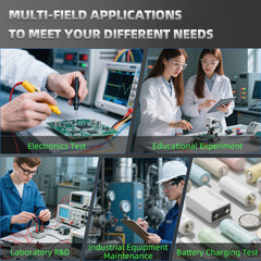 KUAIQU R-SPS10001SR - 1000V 1A High Voltage Programmable DC Power Supply with Memory Presets for Photovoltaic Inverter Testing