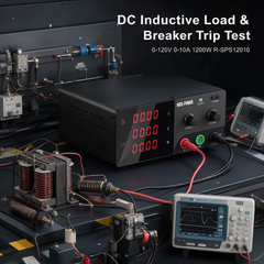 R-SPS12010 0-120V 0-10A 1200W Programmable-Free DC Power Supply for Extended-Range DC Circuit Testing