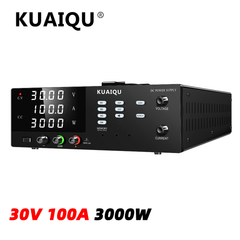 NICE-POWER R-SPS30100-232 - Fuente de alimentación CC de alta potencia de 30 V, 100 A y 3000 W con pantalla de 4 dígitos para electrónica industrial