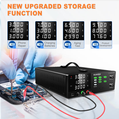 NICE-POWER R-SPS30100-232 - Alimentation CC haute puissance 30 V 100 A 3 000 W avec affichage à 4 chiffres pour l'électronique industrielle