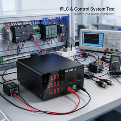 R-SPS3020 Industrial DC Power Supply 30V 20A 600W with Front and Rear Output Ports NICE-POWER for Automation Testing