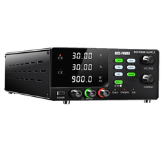 Alimentation CC haute puissance KUAIQU 900 W 30 V 30 A R-SPS3030C avec protections de charge de batterie, bouton de verrouillage du panneau 