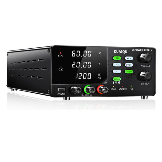 KUAIQU R-SPS6020C DC Power Supply 1200W High Power with Memory Function Universal Battery Charger 32V 48V Phone Repairing