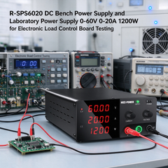 R-SPS6020 DC Bench Power Supply and Laboratory Power Supply 0-60V 0-20A 1200W for Electronic Load Control Board Testing