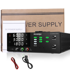 Alimentation CC KUAIQU R-SPS6020S-USB 60 V 20 A 1 200 W, protection contre les courts-circuits OCP, commande programmable USB, préréglages de mémoire pour systèmes de stockage d'énergie
