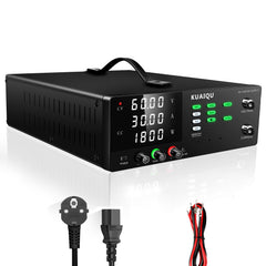 Alimentation CC KUAIQU R-SPS6020S-USB 60 V 20 A 1 200 W, protection contre les courts-circuits OCP, commande programmable USB, préréglages de mémoire pour systèmes de stockage d'énergie