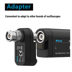 Flexible AC current probe Rogowski 15Hz ~ 300KHz Bandwidth Maximum measured current 500Apk accuracy 0.1% with adapter