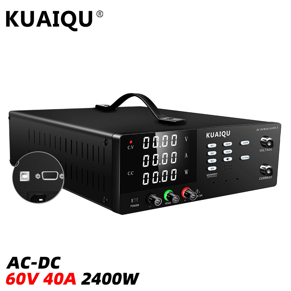 KUAIQU 2400W  High Power Adjustable DC Power Supply