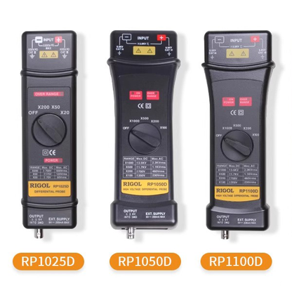RIGOL High Voltage Differential Probes RP1025D RP1050D RP1100D 25MHz 50MHz 100MHz Osciloscopio Tester Accessories