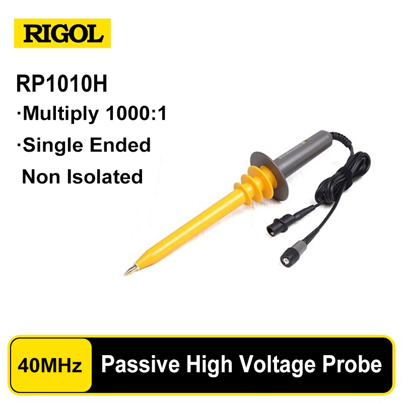 RIGOL RP1010H RP1018H Passive High-Voltage Probe DC 40 MHz 100 MHz Bandwidth 1000:1 Single Ended Non lsolated