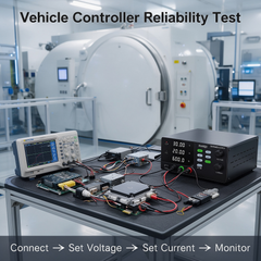 Regulated DC Power Supply for Automotive Electronics Testing KUAIQU 30V 20A 600W R-SPS3020S with OCP