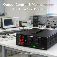Regulated DC Power Supply for Electrical Engineering Education NICE-POWER R-SPS3040 30V 40A 1200W with Output Control
