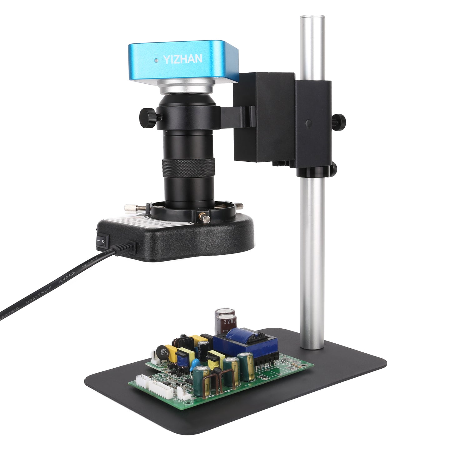 SM130X-XH3007 Digital Microscope, 130X Zoom, 48MP Camera, HDMI USB U Disk for Maintenance & Lab Use