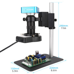 Microscope numérique YIZHAN 48 MP, objectif 130X, caméra USB HDMI avec capteur CMOS Sony IMX335 pour le soudage électronique