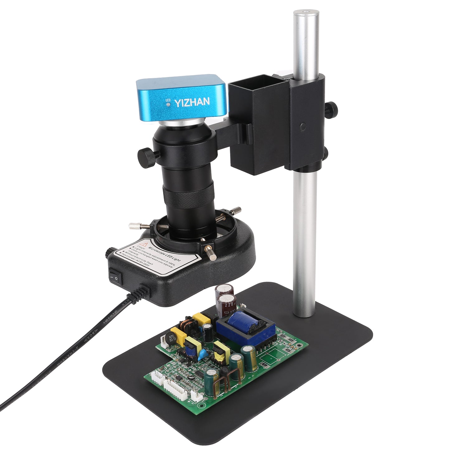 SM130X-XH3007 Digital Microscope, 130X Zoom, 48MP Camera, HDMI USB U Disk for Maintenance & Lab Use