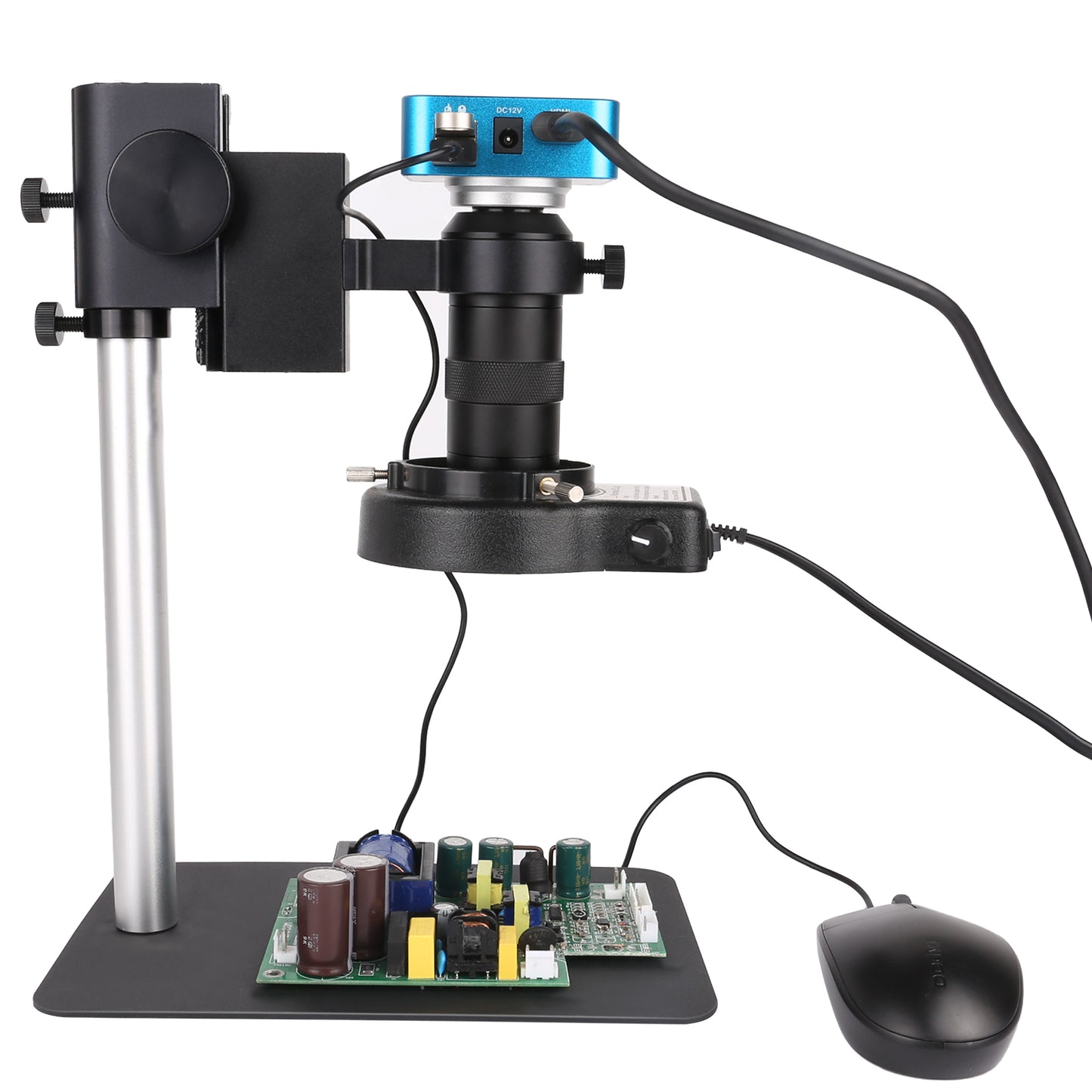 SM130X-XH3007 Digital Microscope, 130X Zoom, 48MP Camera, HDMI USB U Disk for Maintenance & Lab Use