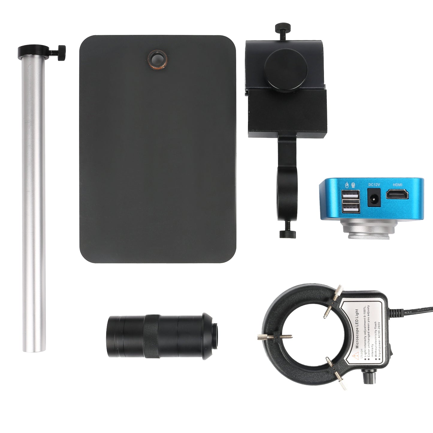 SM130X-XH3007 Digital Microscope, 130X Zoom, 48MP Camera, HDMI USB U Disk for Maintenance & Lab Use