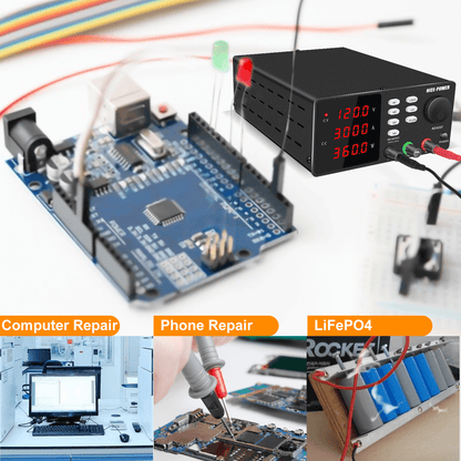 120V 3A DC Power Supply Black NICE-POWER SPPS-S1203 for Electron microscope, mass spectrometer