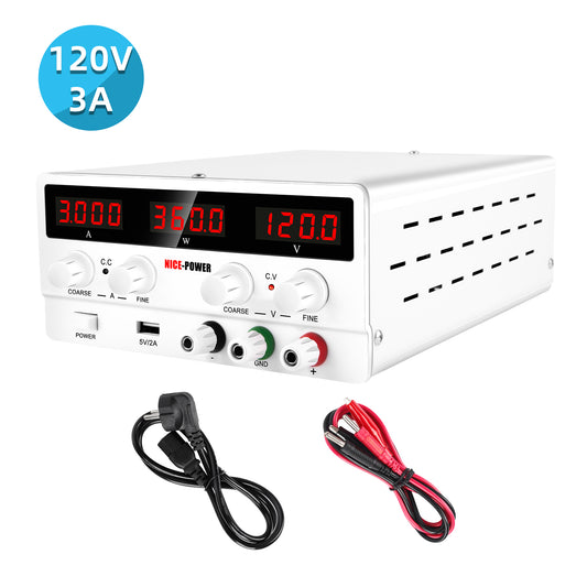 NICE-POWER SPS-H1203 DC Power Supply 120V 3A Long-time stabilit for Industrial Automation and Control White