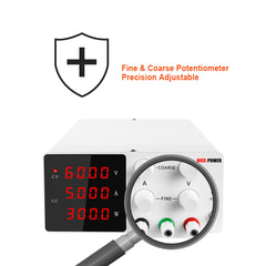 Fuente de alimentación de CC NICE-POWER SPS-W605 de 60 V y 5 A para motor con conmutación de salida estable para uso en fábrica, color blanco