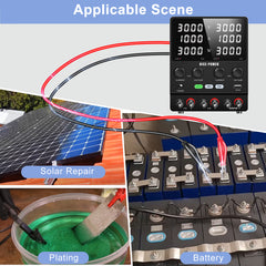 NICE-POWER 30V 60V 120V Dual Independent Output Power Supply with 4 in 1 Mode Short Killer Negative Voltage Output for DC Motor Scenarios
