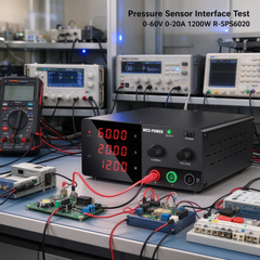 Sensor Interface Circuit Validation using NICE-POWER R-SPS6020 Laboratory Power Supply 60V 20A