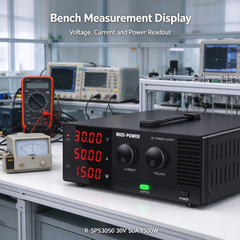 Electronic Module Quality Inspection DC Bench Supply NICE-POWER R-SPS3050 30V 50A 1500W with Voltage/Current Display