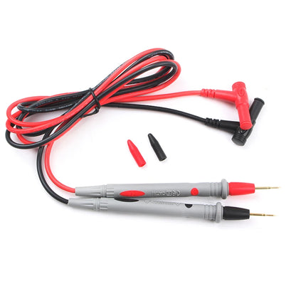Cordons de test universels pour multimètre 1 000 V 20 A, sonde à pointe normale avec fil en silicone, pointes dorées de 90 cm pour tests haute tension/courant