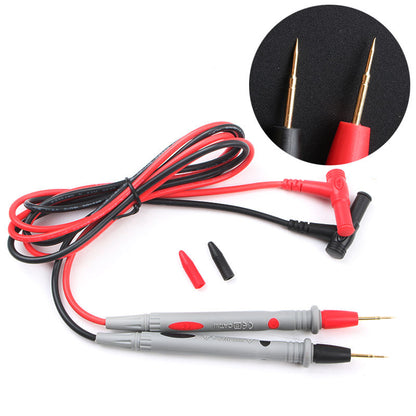 Cordons de test universels pour multimètre 1000 V 20 A, sonde à pointe super aiguille avec fil en silicone, pointes dorées de 90 cm pour tests haute tension/courant