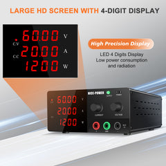 Switching Converter Input Evaluation with NICE-POWER R-SPS6020 Adjustable DC Power Supply 60V 20A 1200W