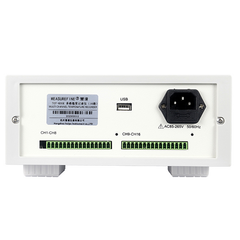 Testeur de température multicanaux de table 8 ou 16 canaux -270 °C à 2310 °C, écran tactile 4,3 pouces, tension 500 V CC ou 380 V CA/CC, enregistrement des données, alarme, clé USB 