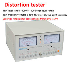 Distortion Meter 100mV~100V Automatic Audio Distortion Meter 0.01%~30% Distortion Electrical Level Tester Detection Signal Waveform Purity Tester
