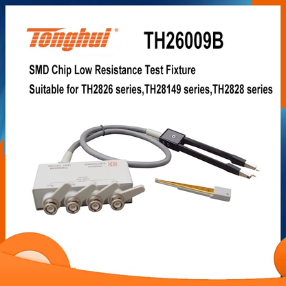 Tonghui Test Fixture TH26029B TH26009B SMD Chip Low Resistance Test Fixture BNC 4-terminal 10kHz 40MHz