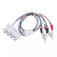 Tonghui TH26004S-1 TH26011CS Línea de prueba KELVIN de cuatro terminales, 10 kHz, 100 kHz, ±42 V, longitud del cable de 0,8 m 