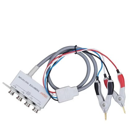 Tonghui TH26004S-1 TH26011CS Four-Terminal KELVIN Test Line 10kHz 100kHz ±42V 0.8m Lead Length