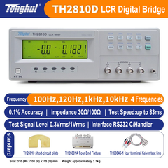 Tonghui LCR Meter TL2812D TH2811D TH2810D Digital Capacitor Meter LCR Tester 30Ω 100Ω for Low Frequency Component Measurement