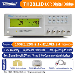 Tonghui LCR Meter TL2812D TH2811D TH2810D Digital Capacitor Meter LCR Tester 30Ω 100Ω for Low Frequency Component Measurement