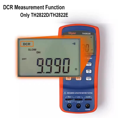 Tonghui Handheld LCR Meter TH2822A TH2822D LCR Digital Bridge Frequency 100Hz 120Hz 1kHz 10kHz Accuracy 0.25% 0.1% Digital Display