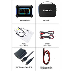 Hantek Handheld Oscilloscopes TO1154D TO1204D TO1254D waveform storage Multiple data analysis 150MHz 200MHz 250MHz Bandwidth