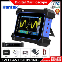Hantek Handheld Oscilloscopes TO1154D TO1204D TO1254D waveform storage Multiple data analysis 150MHz 200MHz 250MHz Bandwidth