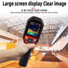 Caméra thermique TOPLIA TMi280S, résolution IR 256 x 192, 49 152 pixels, 7 palettes, rafraîchissement 25 Hz, -20 °C à 400 °C, IP65, résistance aux chutes de 2 m, testeur d'alimentation/plomberie