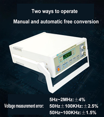 AC Millivolt Meter Dual-Needle Display 5Hz~2MHz 300μV - 100V 10MΩ Adjustable Voltage Range Dual Channel High Accuracy Voltmeter