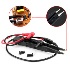 SMD Test Clip Probe, 10mm Open Distance, 250V Multimeter Tweezers  for PCB Repair