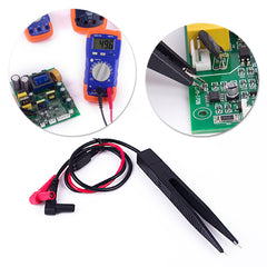SMD Test Clip Probe, 10mm Open Distance, 250V Multimeter Tweezers  for PCB Repair