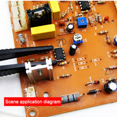 SMD Test Clip Probe, 10mm Open Distance, 250V Multimeter Tweezers  for PCB Repair