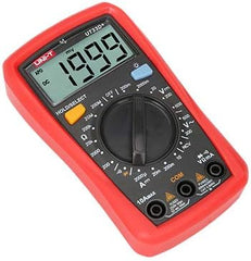 Multimètre numérique de poche UNI-T UT33D+, affichage 2 000 points, sécurité CAT II 600 V, sélection automatique de plage, résistance aux chutes de 2 m, avec rétroéclairage, NCV et sonde de température.