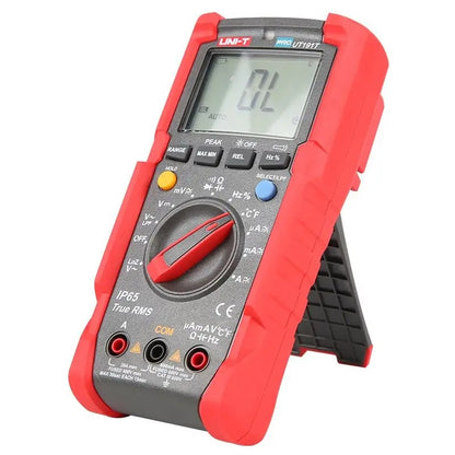 Multimètre industriel UNI-T UT191T, 6 000 points, valeur efficace vraie, CAT III 600 V, IP65, LPF/LoZ, température, courant 20 A, capacité 60 mF